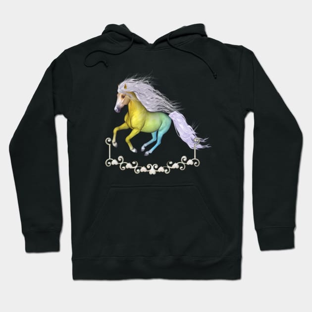 Wonderful fantasy horse in soft colors Hoodie by Nicky2342